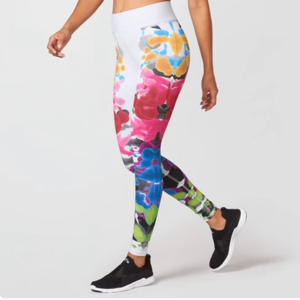 Terez Blossomed Inkblots DuoKnit Leggings